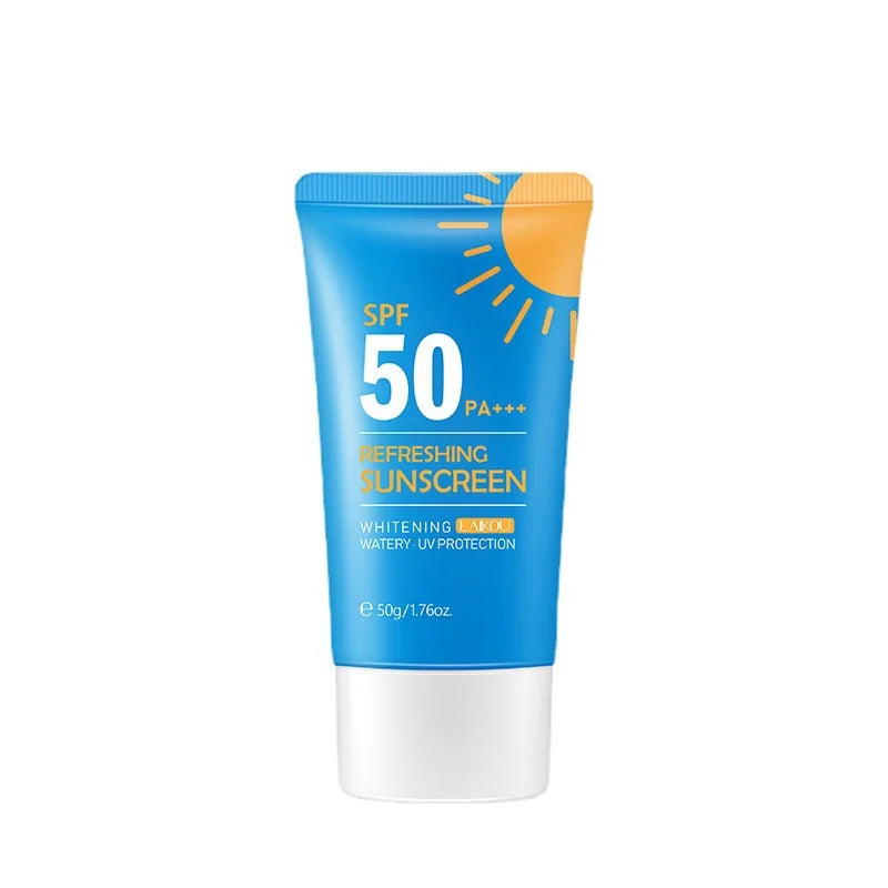 LAIKOU Refreshing Sunscreen Moisturizing Whitening Sun Cream Oil-control Sunblock Cream Bleaching Facial Skin Care SPF 50 PA+++