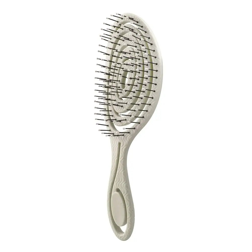 New Elastic Massage Comb Wet and Dry Hollow Out Soft Pins Styling Comb Hairdressing Hair Brush Anti-static Salon Styling Tools