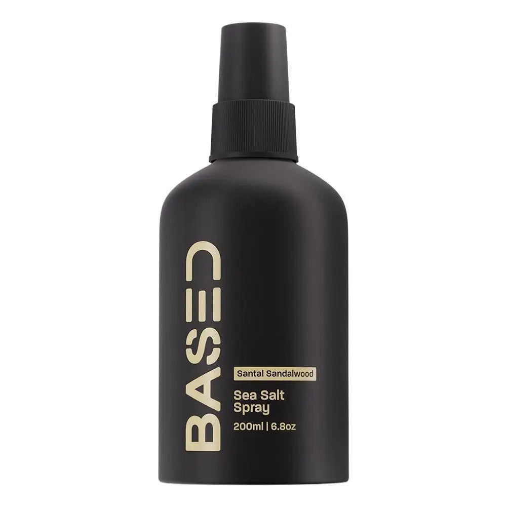 BASED Sea Salt Hair Care Shampoo Conditioner Volumizing Texturizing Hair Spray Curl Defining Cream Instant Shaping Long-Lasting