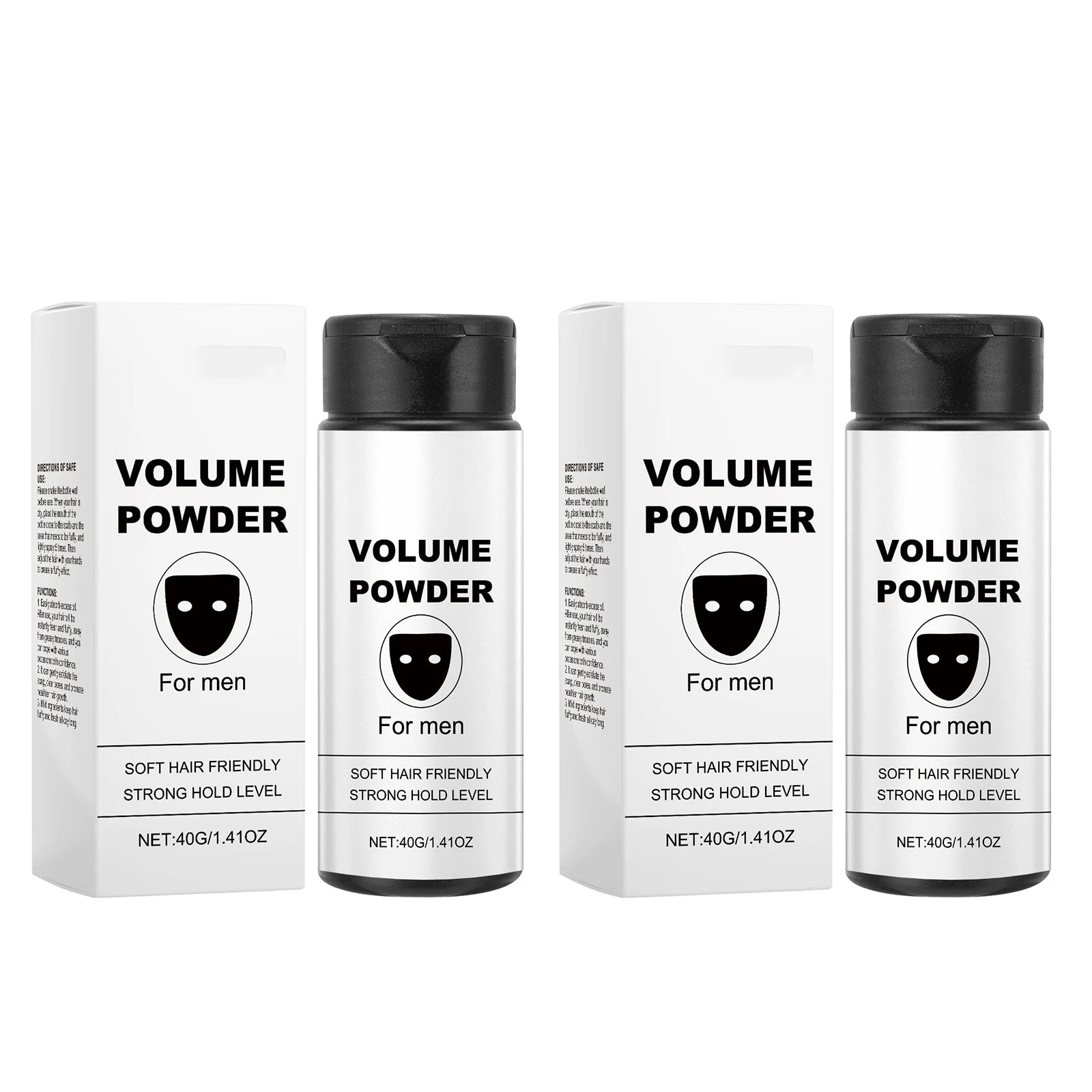 Volume Powder for Men Strong Hold Texturizing Lasting Oil Control Salon Matte Finish Thicker Grooming Fluffy Hair Styling Powder