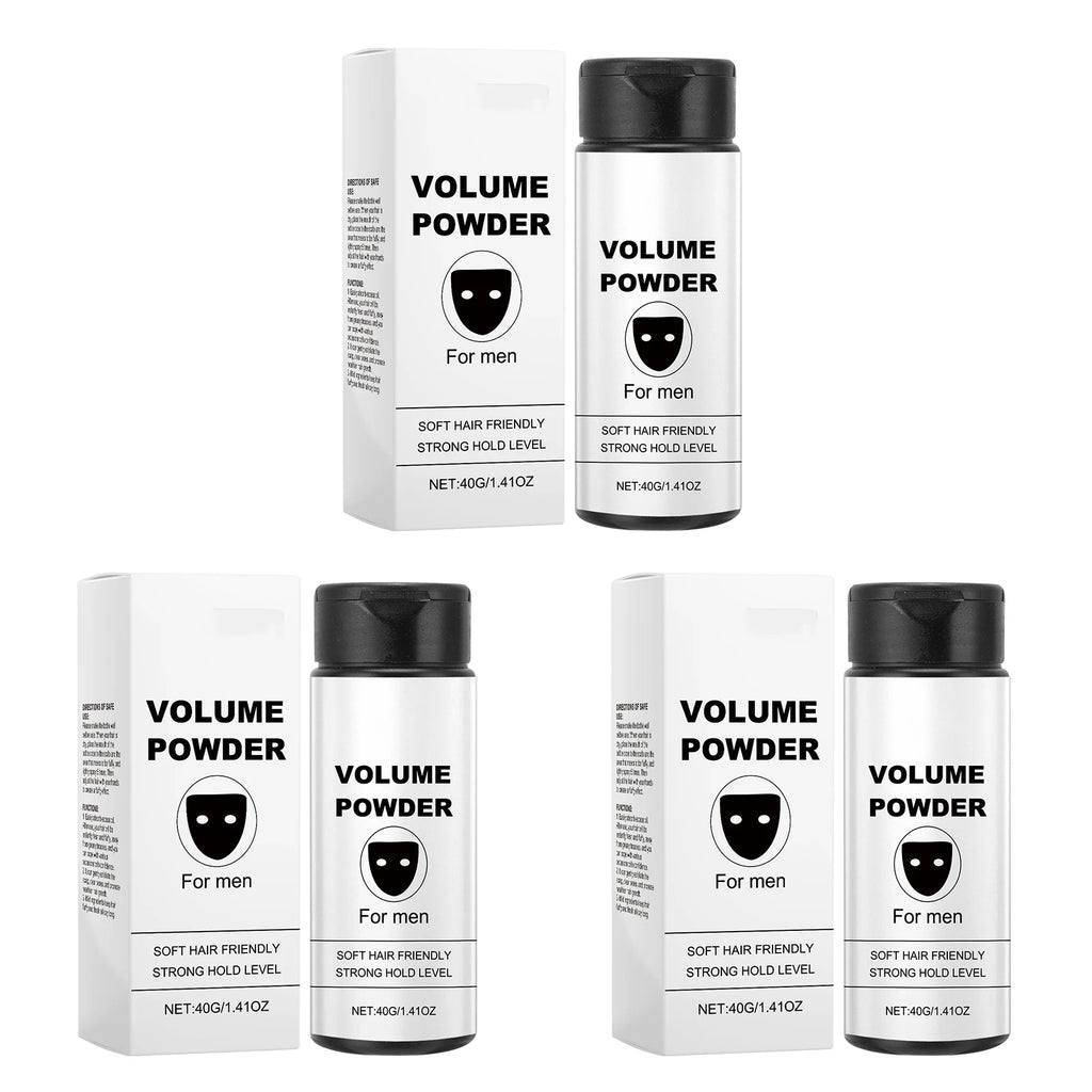 Volume Powder for Men Strong Hold Texturizing Lasting Oil Control Salon Matte Finish Thicker Grooming Fluffy Hair Styling Powder