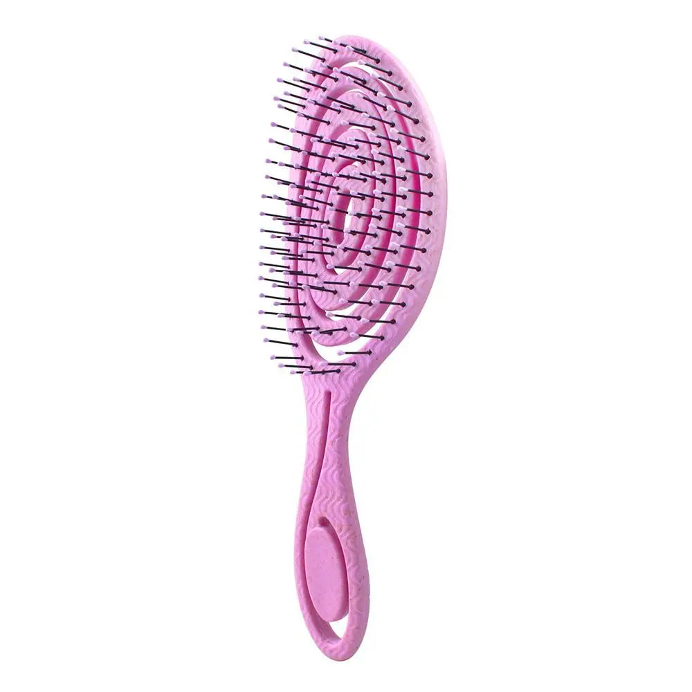 New Elastic Massage Comb Wet and Dry Hollow Out Soft Pins Styling Comb Hairdressing Hair Brush Anti-static Salon Styling Tools