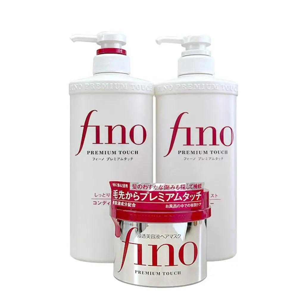 FINO Japan Adult Hair Mask Shampoo Soft Improve Frizz-damaged Hair Nourish Glutamic Acid Conditioner Flush Hair Shampoo