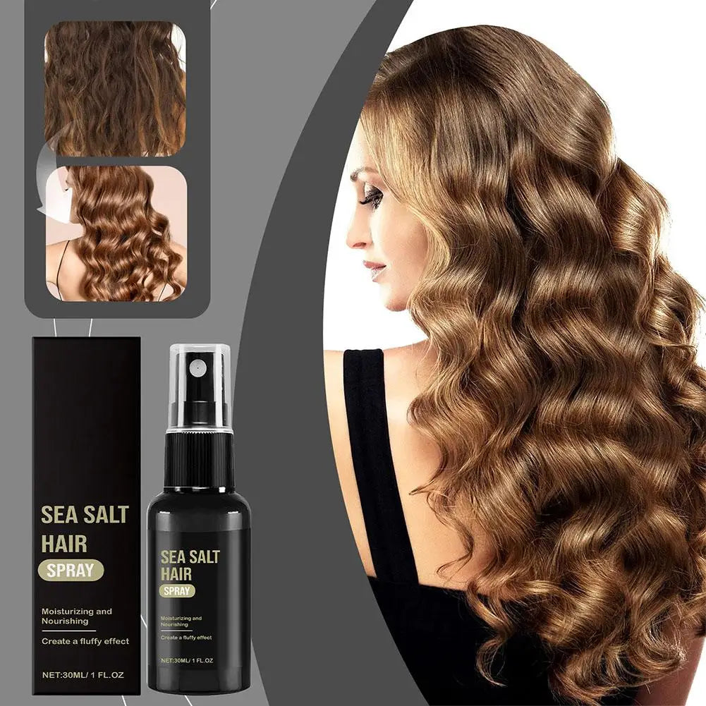 1-10Pcs Sea Salt Hair Volumizing Spray Improve Texture Strong Hold Wave Thickness Non Greasy Modeling Curly Hair Styling Oils
