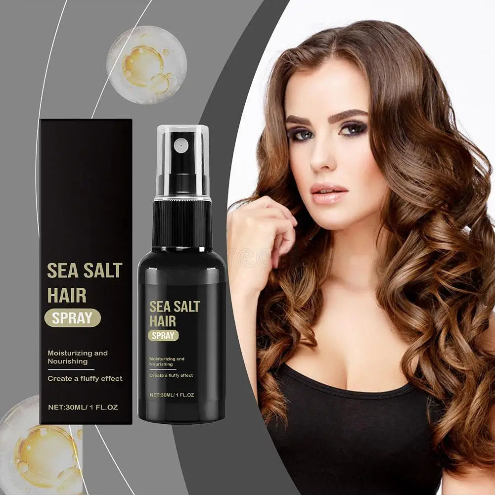 1-10Pcs Sea Salt Hair Volumizing Spray Improve Texture Strong Hold Wave Thickness Non Greasy Modeling Curly Hair Styling Oils