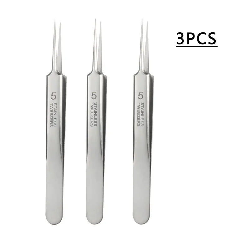 Pimples Blackhead Clip Blackhead Remover Tools Acne Extractor Needles Kit Face Skin Care Tool Black Dots Cleaning Tweezers