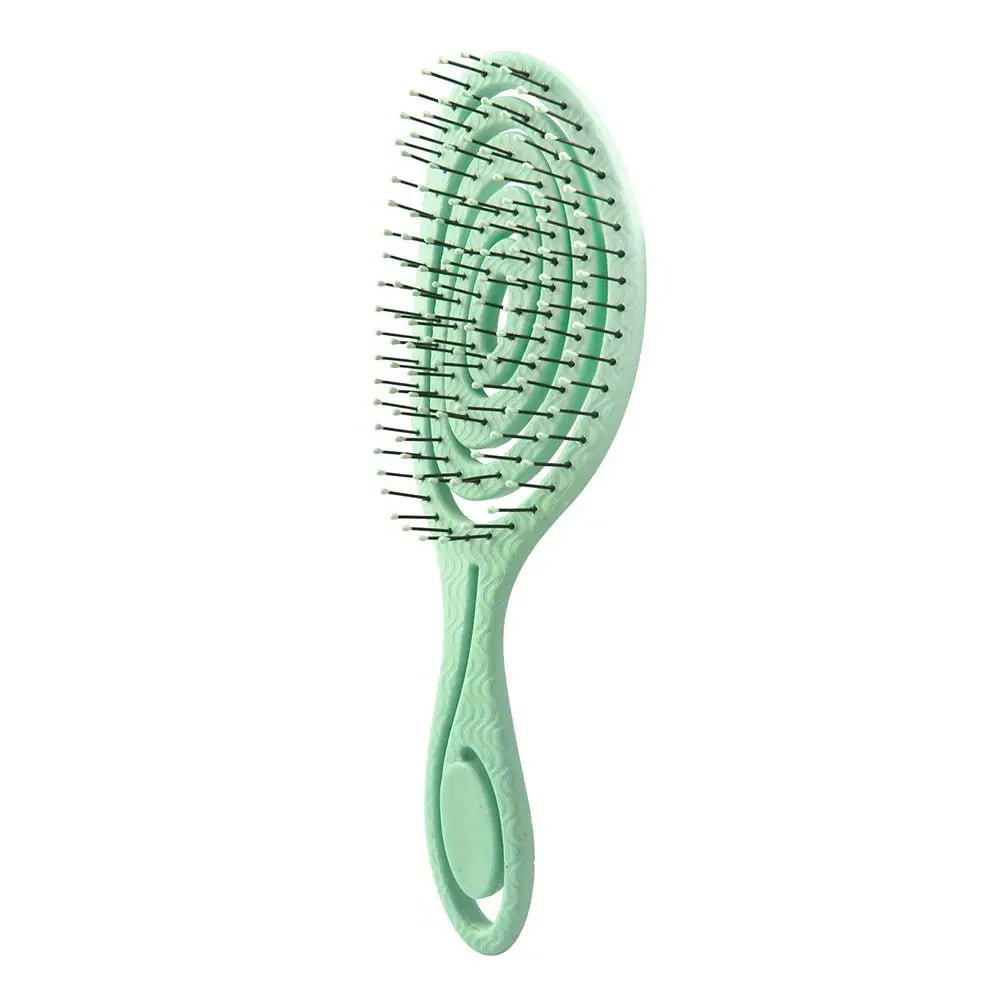 New Elastic Massage Comb Wet and Dry Hollow Out Soft Pins Styling Comb Hairdressing Hair Brush Anti-static Salon Styling Tools