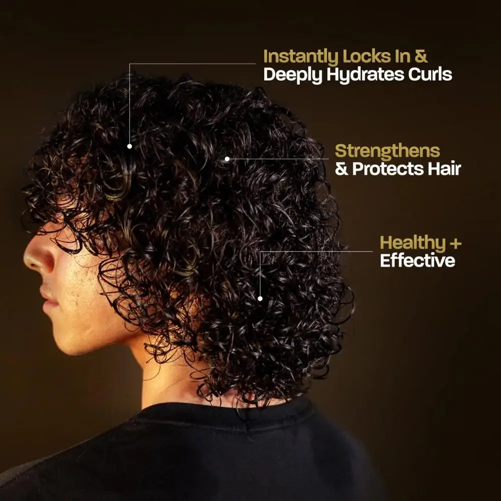 BASED Santal Curl Cream Long-Lasting Hold Elasticity Nourishing Hair Fluffy Wave Styling Cream For Perfect Looks