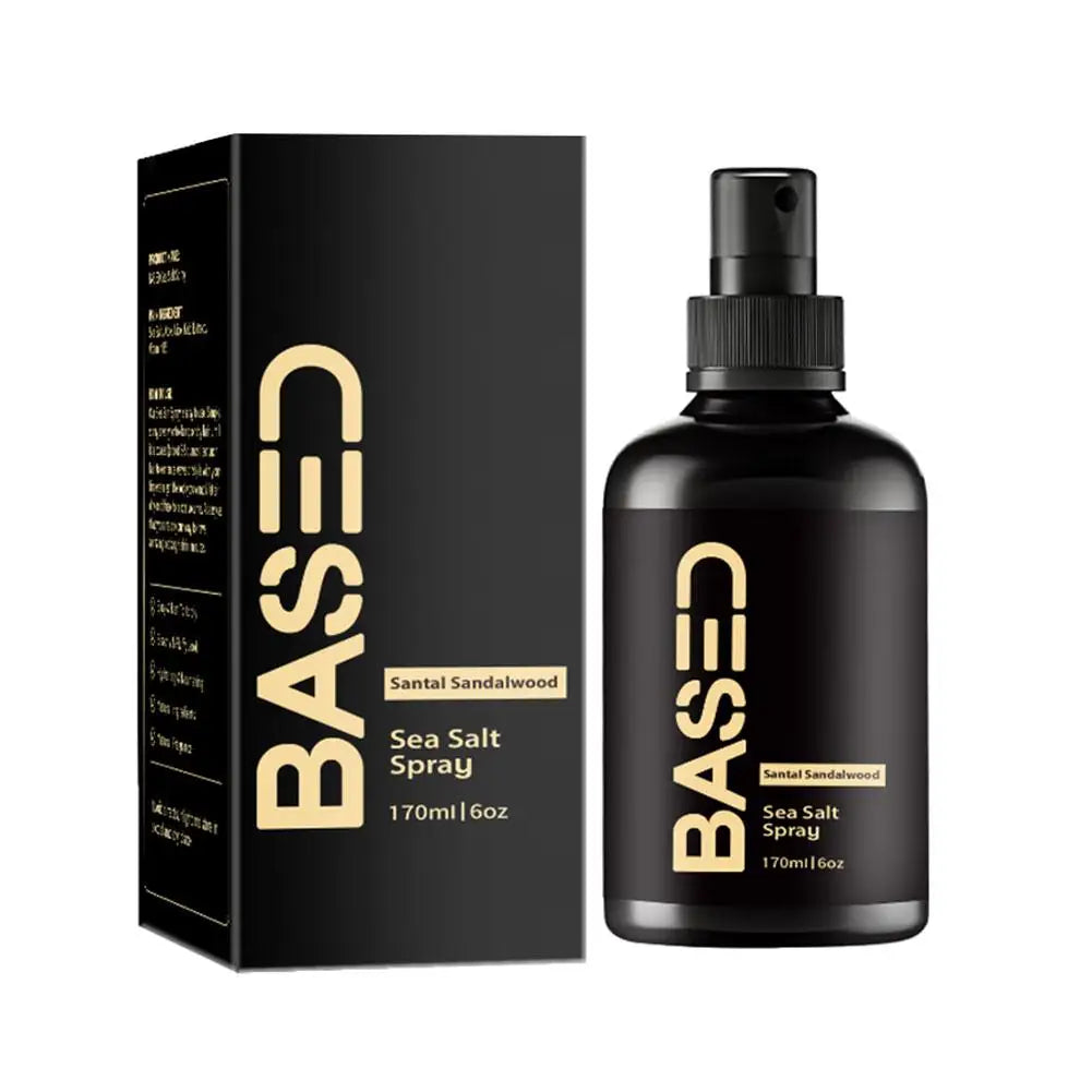 BASED Sea Salt Hair Care Shampoo Conditioner Volumizing Texturizing Hair Spray Curl Defining Cream Instant Shaping Long-Lasting