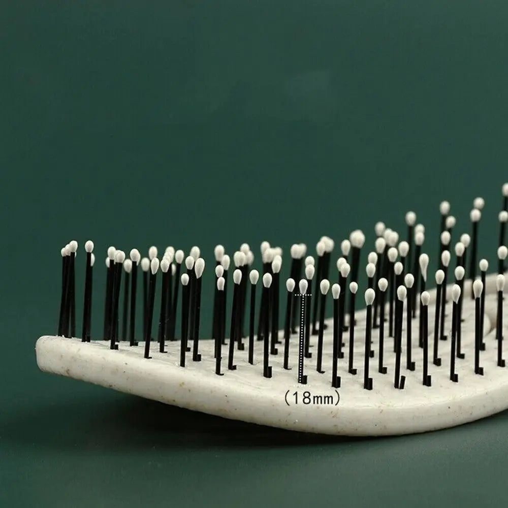 New Elastic Massage Comb Wet and Dry Hollow Out Soft Pins Styling Comb Hairdressing Hair Brush Anti-static Salon Styling Tools
