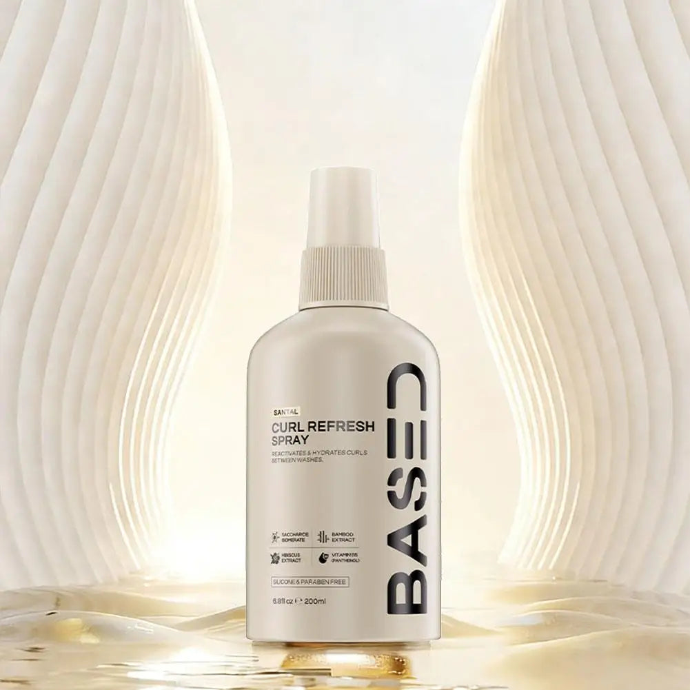 200ml Original Based Curl Refresh Spray Activate Moisturizing Nourishing Natural Lightweight Sea Salt Non-Toxic Hair Curl Spray