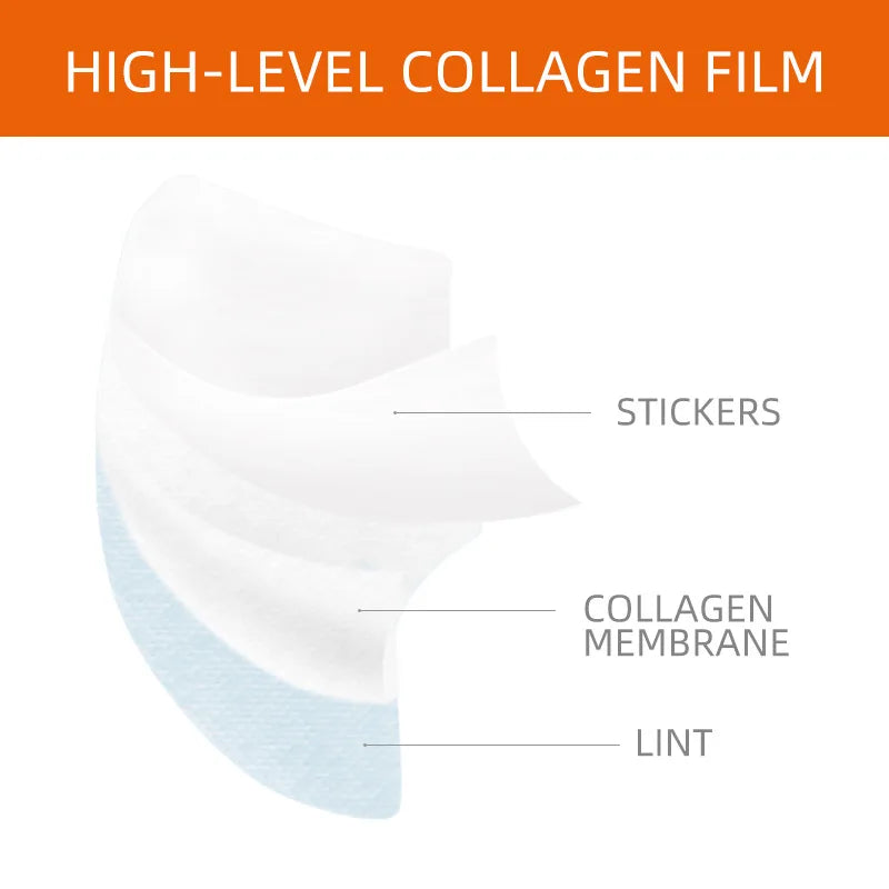 3/5 Sets Soluble Collagen Face Serum Mask Anti Aging Moisturizing  Hydrolyzed Film Fade Fine Lines Firming Lifting Gel Skin Care