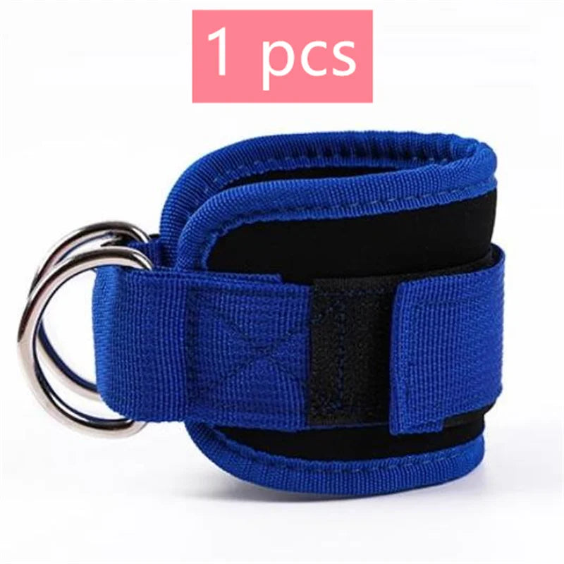 1/2Pcs Fitness Ankle Straps Adjustable D-Ring Support Cuffs Gym Leg Strength Workouts Pulley With Sports Guard Safety Abductors