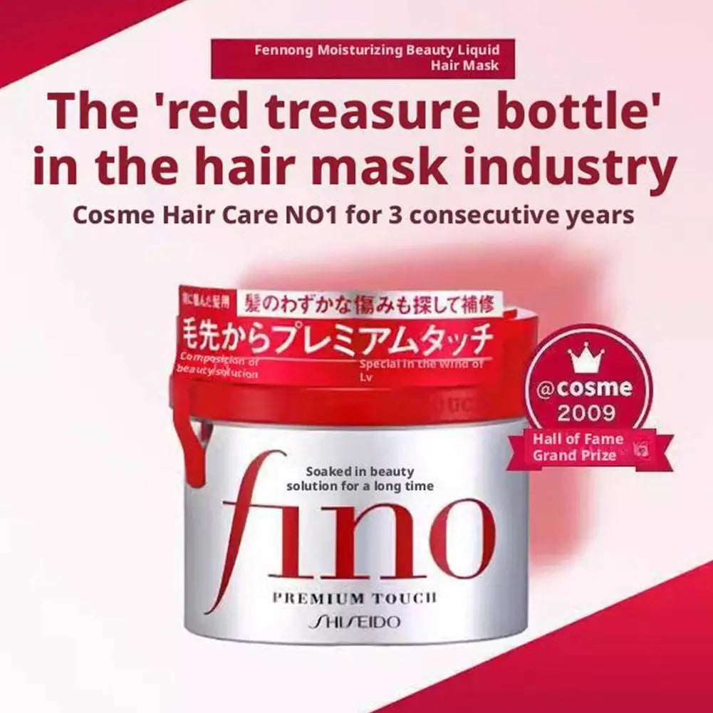 FINO Japan Adult Hair Mask Shampoo Soft Improve Frizz-damaged Hair Nourish Glutamic Acid Conditioner Flush Hair Shampoo