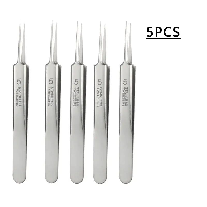 Pimples Blackhead Clip Blackhead Remover Tools Acne Extractor Needles Kit Face Skin Care Tool Black Dots Cleaning Tweezers