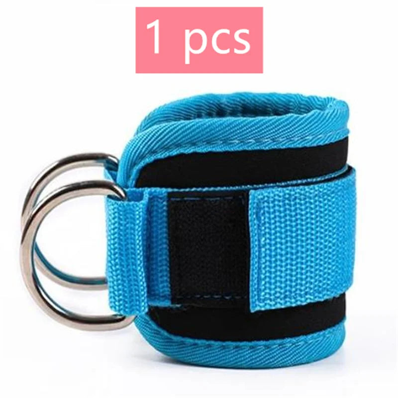 1/2Pcs Fitness Ankle Straps Adjustable D-Ring Support Cuffs Gym Leg Strength Workouts Pulley With Sports Guard Safety Abductors